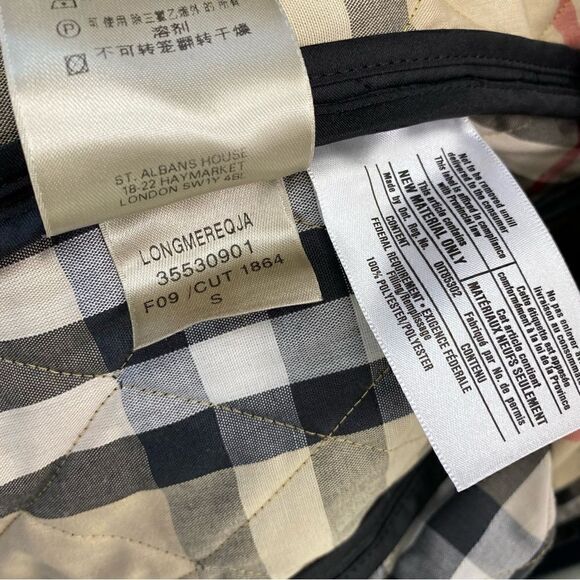 Burberry Britt Women’s Quilted Utility Jacket Black size S - Picture 6 of 9